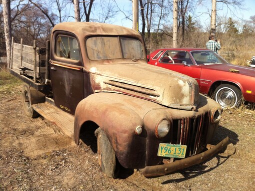1942-47 Ford 1/2 ton pickup with ford script bed/box