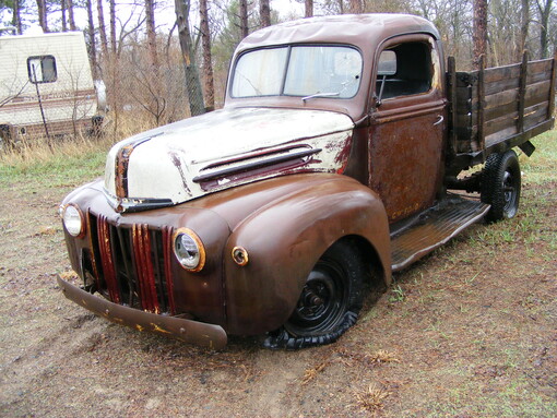 1942 47 Ford 12 Ton Pickup With Ford Script Bedbox